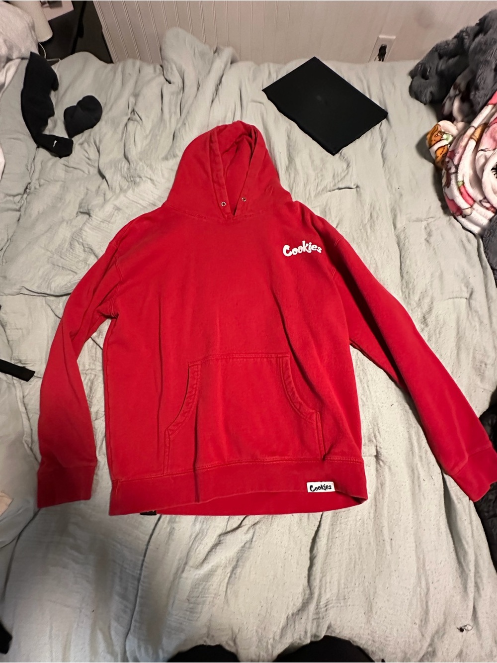 Cookies Red Pullover Hoodie for Men